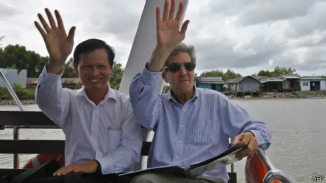 Ông John Kerry quan tâm đến cả vùng Hạ lưu sông Mekong