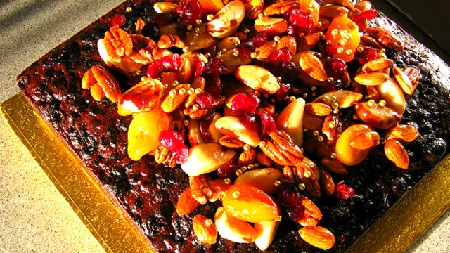 Torta de fruta de Navidad