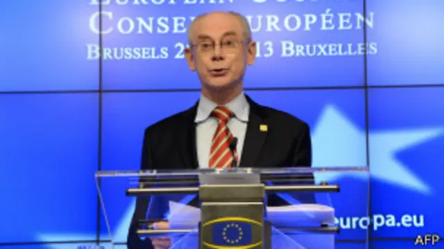 رومبوي :الاتحاد الأوروبي سيتحدث مباشرة مع بوتين الشهر القادم بشأن أوكرانيا