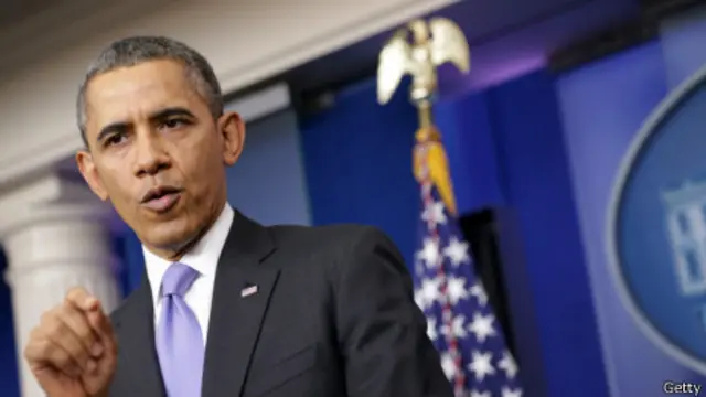 Барак Обама на пресс-конференции в Белом Доме 20 декабря 2013 г.