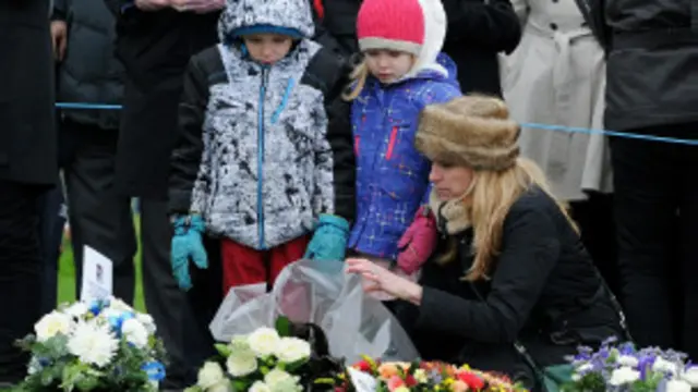 Ceremonia en Lockerbie