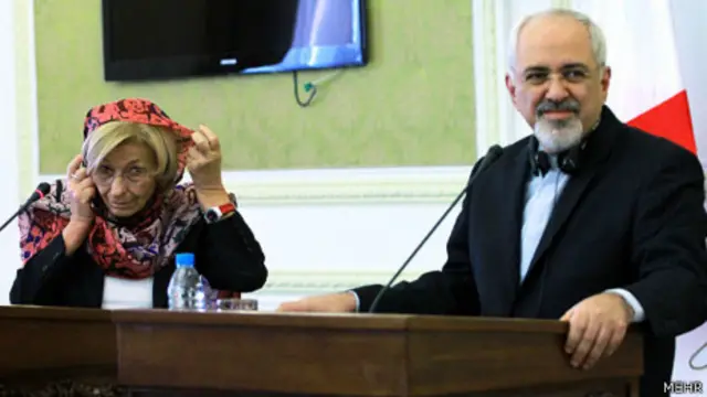 ظریف امروز میزبان وزیر خارجه ایتالیا بوده است