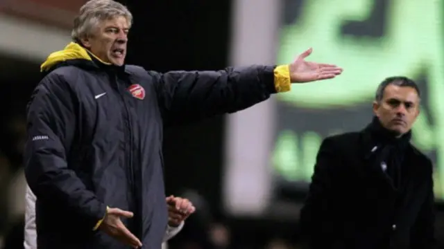 Baik Mourinho maupun Wenger membantah ada pertikaian di antara mereka.