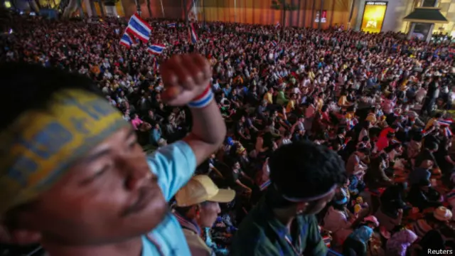 Unjuk rasa kelompok oposisi Thailand terus berlanjut.