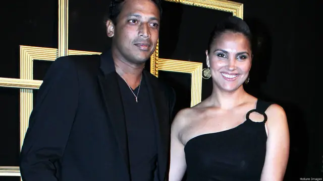 टेनिस स्टार महेश भूपति और उनकी पत्नी अभिनेत्री लारा दत्ता भी यहां पहुंचे.