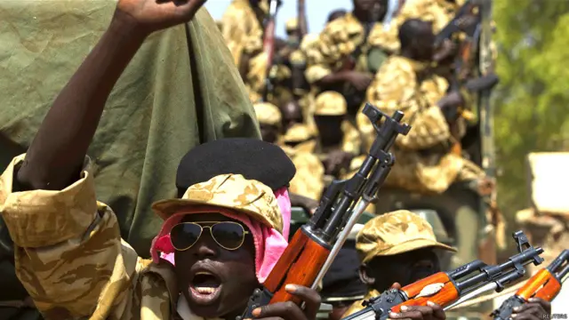 Soldado del ejército de Sudán del Sur
