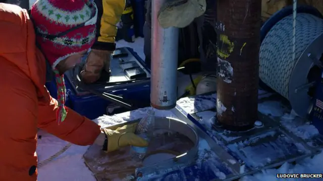 Investigadores en Groenlandia