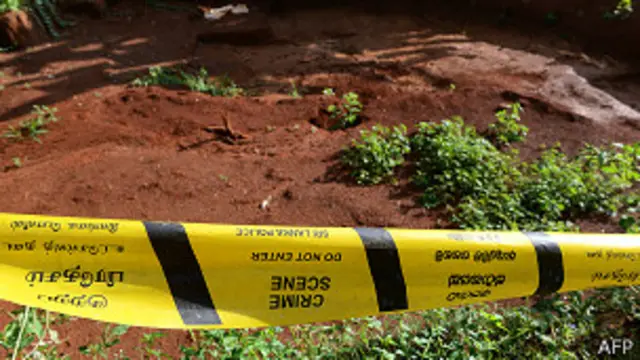 මේ වසර මුලදී මාතලේ දී සොයා ගත් සමූහ මිනී වල