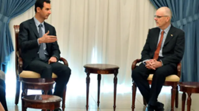 التقى الرئيس السوري الاثنين بوفد من المتضامنين الاستراليين