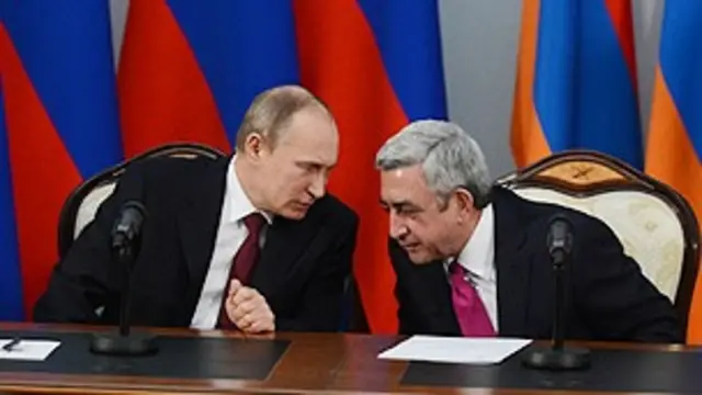 Vladimir Putin, Serj Sarkisyan
