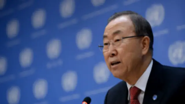 طالب بان كي مون بالمزيد من دعم قوات الأمم المتحدة للحد من تدهور الأوضاع الإنسانية