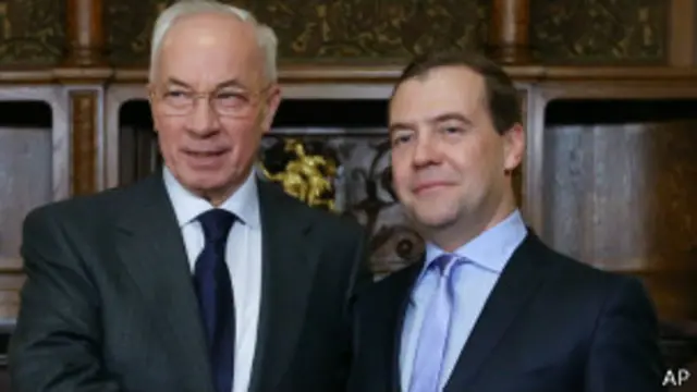 Азаров и Медведев