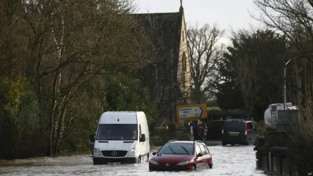 Затопление в Райгейте, в Англии