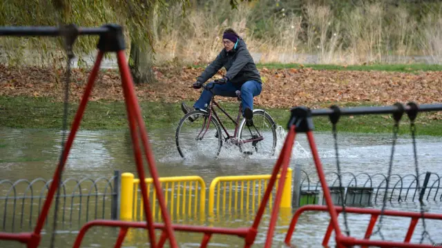 Шторм в Англии
