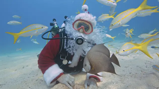 फ़्लोरिडा, पानी में सैंटा