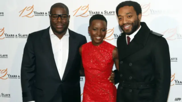 Steve McQueen, Lupita Nyongo, Chiwetel Ejiofor 