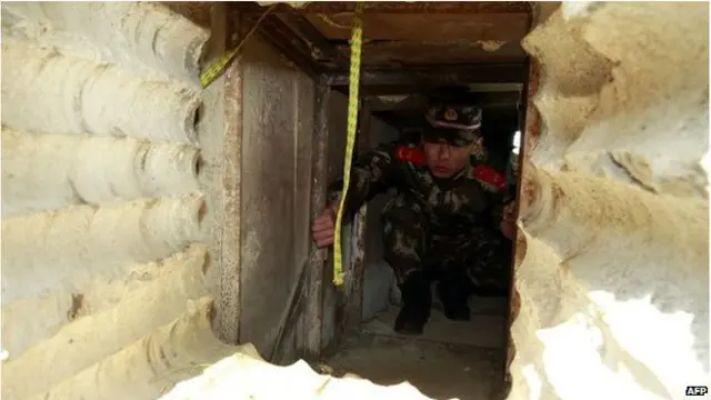 حکام کے مطابق اس سرنگ کو انتہائی پیشہ ورانہ انداز میں تعمیر کیا جا رہا تھا