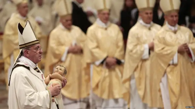 Папа Римський Франциск провів першу Різдвяну месу у якості очільника Римо-католицької церкви. 