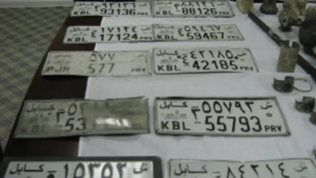 د کابل پوليسو د موټرو د نمبر پلېټونو غله هم نيولي دي