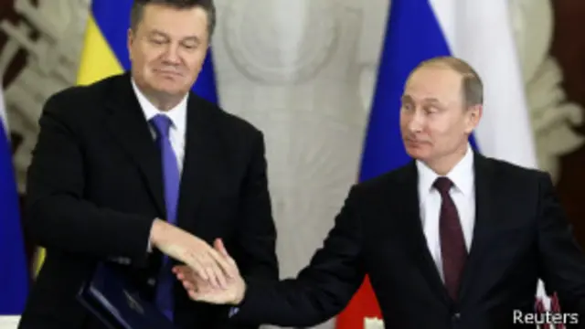 یانوکوویچ گفته از پوتین خواهد خواست از کریمه صرفنظر کند