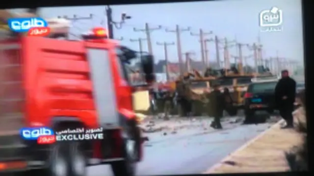 در این رویداد یک موتر مربوط کاروان نیروهای خارجی تخریب شده است