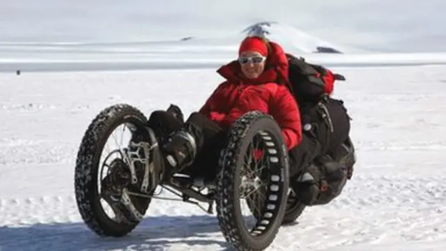 玛丽亚·雷杰斯塔姆和她的脚踏车