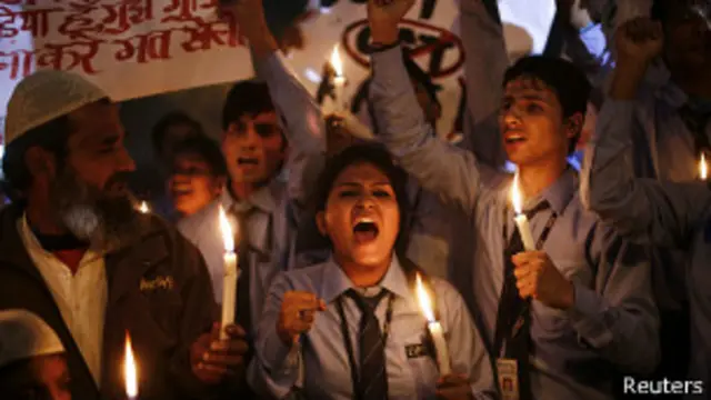 Aniversario de víctima de violación en Nueva Delhi