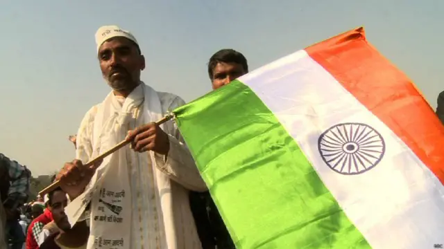 आम आदमी पार्टी, अरविंद केजरीवाल, शपथ ग्रहण समारोह, रामलीला मैदान, दिल्ली,