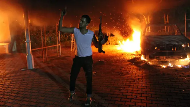 اسفر الهجوم عن مقتل السفير ستيفنز وثلاثة امريكيين آخرين