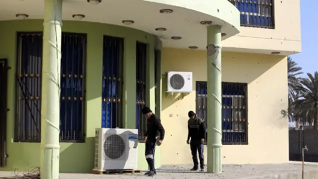 دار العلواني في الرمادي عقب الهجوم