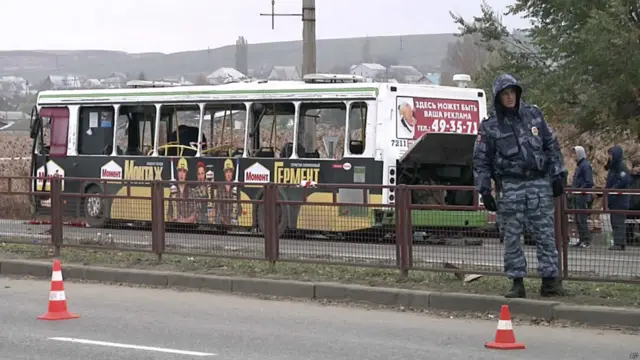 После взрыва автобуса в Волгограде