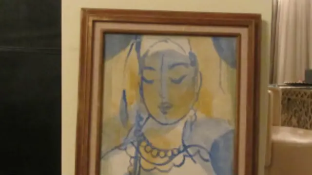 Гулнора Каримованинг уйидан топилгани айтилган санъат намунаси