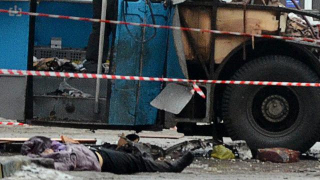 Тело погибшего при взрыве троллейбуса в Волгограде