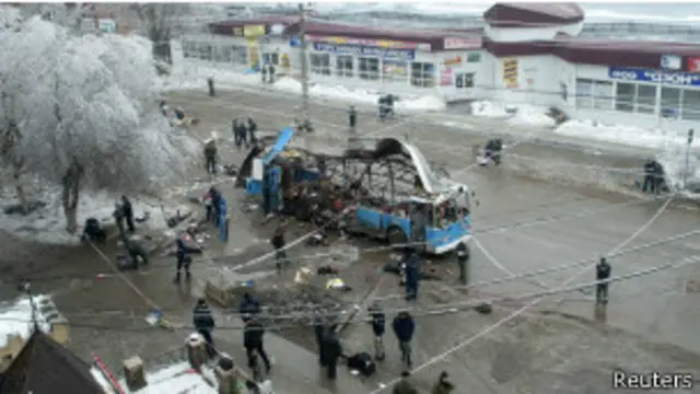 Остов троллейбуса в Волгограде