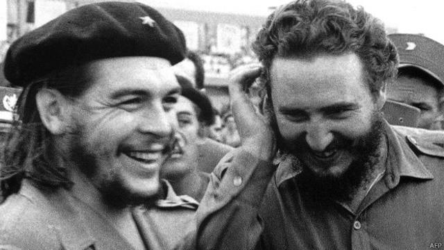 Ernesto Che Guevara y Fidel Castro
