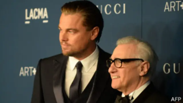 يمثل فيلم "وولف اوف وول ستريت"خامس عمل يجمع بين المخرج سكورسيز والممثل ديكابريو الأمريكيين