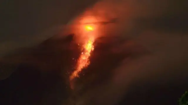 sinabung volcano