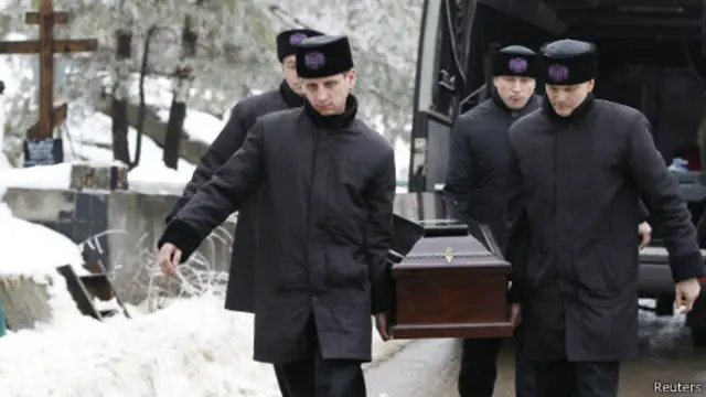 Похороны погибшего при взрыве на вокзале Волгограда