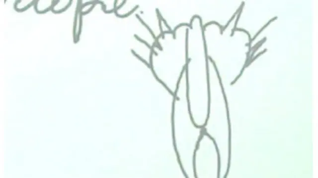 Путин сказал, что нарисовал на школьной доске кота сзади