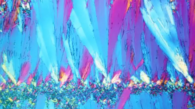 Imagen cristalográfica de la penicilina