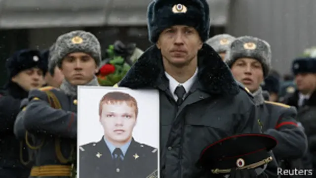 Похороны полицейского Дмитрия Маковкина, погибшего при взрыве на волгоградском вокзале