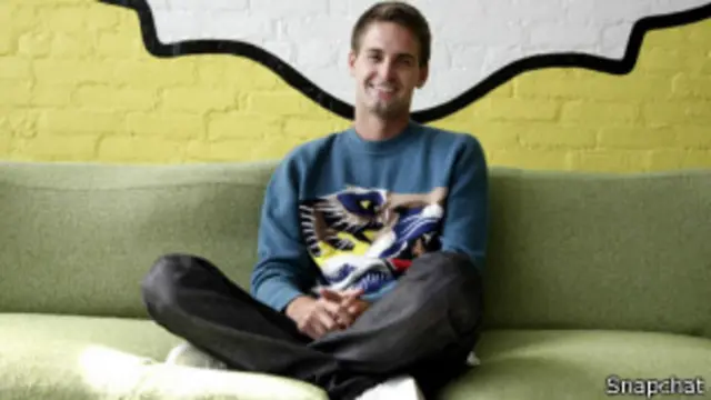 Evan Spiegel, de 23 años fundó Snapchat en 2011. 