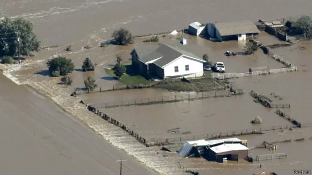 Enchente nos EUA, em foto de arquivo