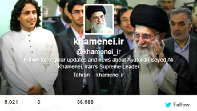 مقام‌های جمهوری اسلامی از جمله رهبر ایران حضور فعالی در شبکه‌های اجتماعی دارند 