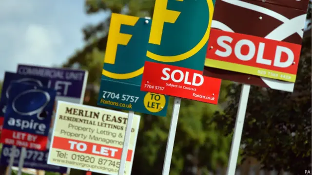 Imóveis vendidos na Grã-Bretanha (PA)