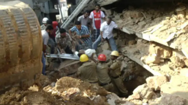 په ګوا کې چارواکي وايي تر اوسه د ودانۍ د نړېدو لامل مالوم نه دی