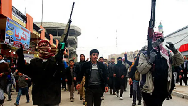 فلوجہ کے بیشتر حصوں پر اب القاعدہ سے منسلک گروپ آئی ایس آئی ایس کا قبضہ ہے