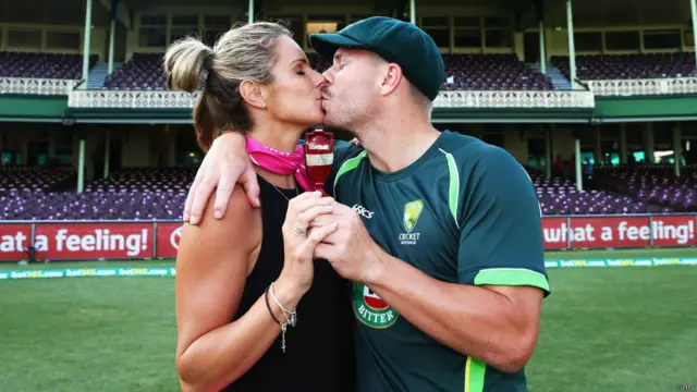 ऑस्ट्रेलियाई क्रिकेट टीम परिवार के साथ