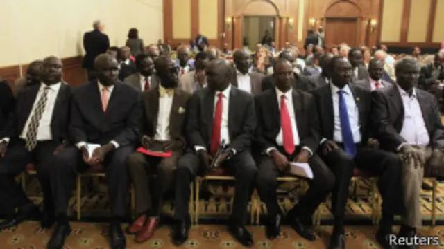 هیات های مذاکره کننده سودان جنوبی