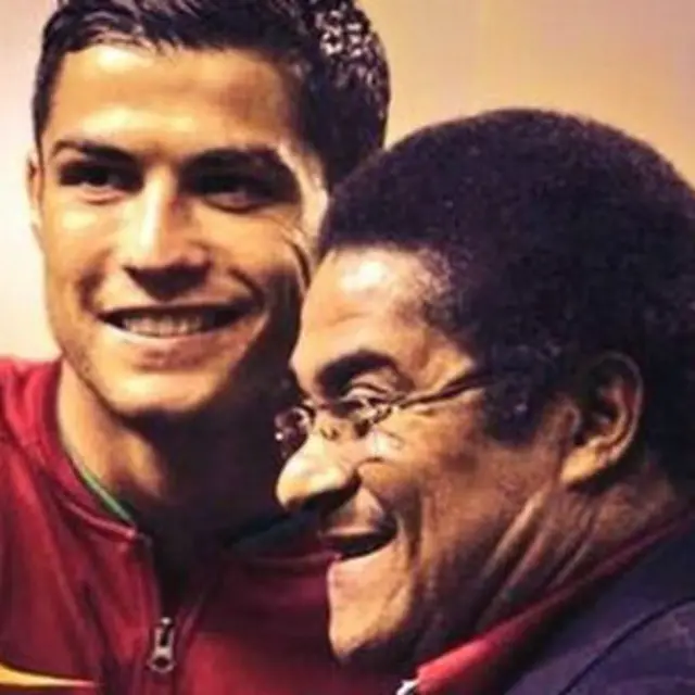 Eusébio e Cristiano Ronaldo | Foto: Cristiano Ronaldo
